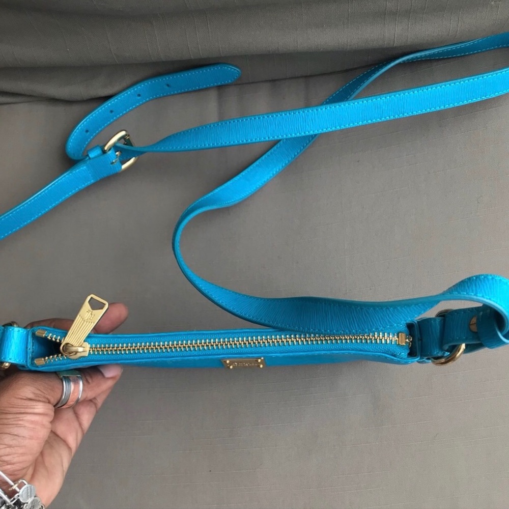 Ralph Lauren Blue Crossbody Bag. PoshPurchase - Picture 4 of 5